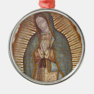Our Lady of Guadalupe Metal Tree Decoration