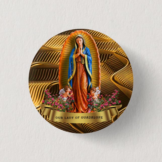Our Lady of Guadalupe Mexico 3 Cm Round Badge (Front)
