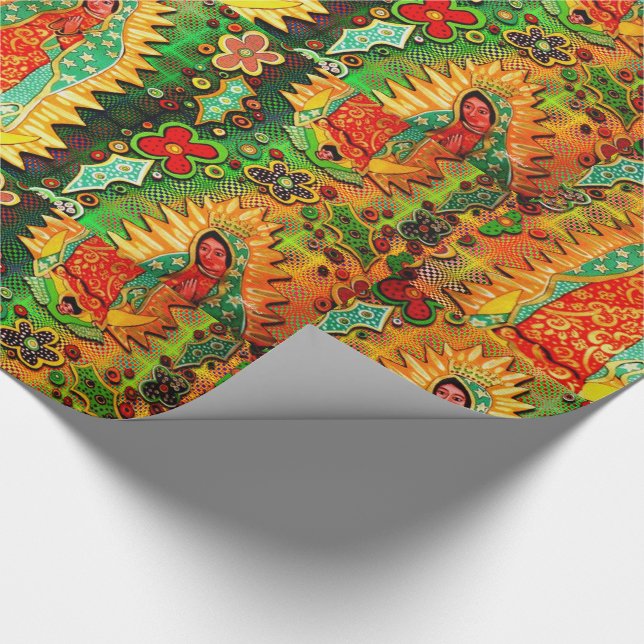 Our Lady of Guadalupe Mexico Wrapping Paper (Corner)