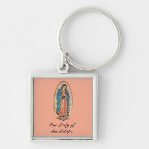 Our Lady of Guadalupe Miraculous Tilma Fine Art Key Ring