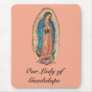 Our Lady of Guadalupe Miraculous Tilma Fine Art Mouse Mat