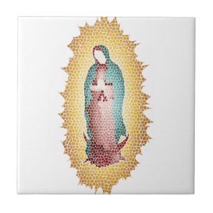 Our Lady Of Guadalupe Mosaic Design Tile