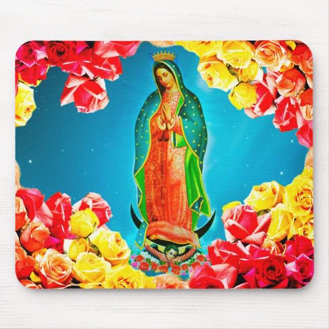 Our Lady of Guadalupe Mouse Mat (Front)