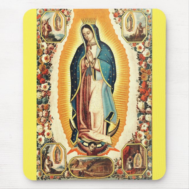 Our Lady of Guadalupe Mouse Mat (Front)