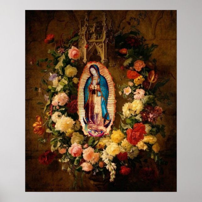 Our Lady of Guadalupe, Nuestra Señora de Guadalupe Poster (Front)