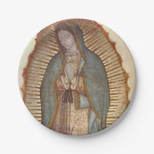 Our Lady of Guadalupe (Nuestra Señora) (Virgen) Paper Plate