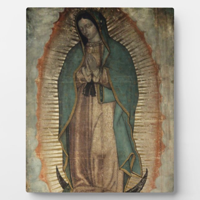 Our Lady of Guadalupe Original Image Blessed Virgi Plaque (Front)