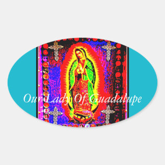 Our Lady Of Guadalupe Oval Sticker