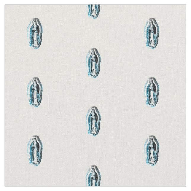 Our Lady of Guadalupe pattern fabric (Close Up)