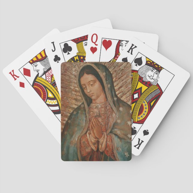 our lady of guadalupe playing cards (Back)