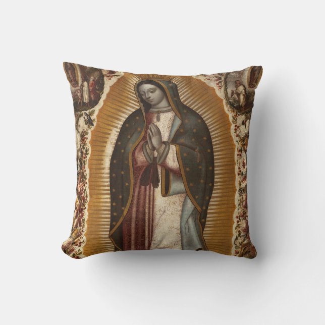 OUR LADY OF GUADALUPE PRAY FOR US CUSHION (Front)