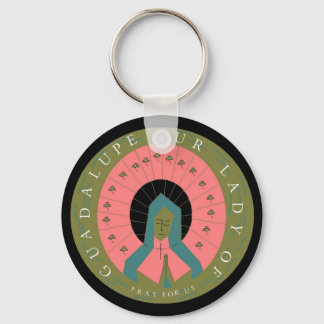 OUR LADY OF GUADALUPE PRAY FOR US KEY RING