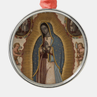 OUR LADY OF GUADALUPE PRAY FOR US METAL TREE DECORATION