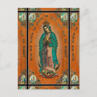 OUR LADY OF GUADALUPE PRAY FOR US POSTCARD