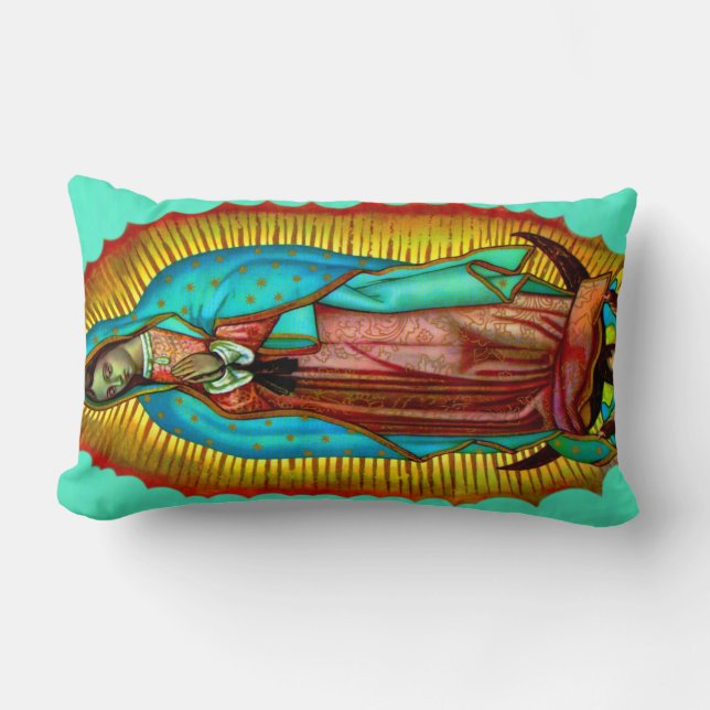 Our Lady of Guadalupe Prayer Pillow (Front)