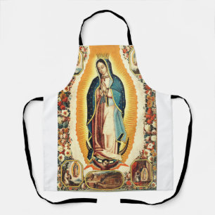 Our Lady Of Guadalupe Radiant Art Apron