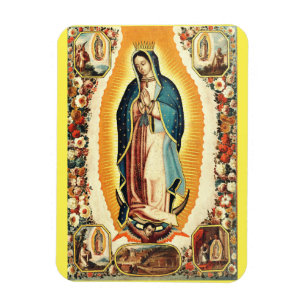 Our Lady Of Guadalupe Radiant Art Magnet