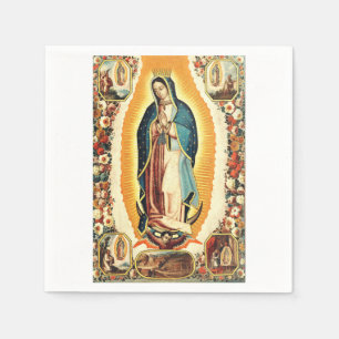 Our Lady Of Guadalupe Radiant Art Napkin
