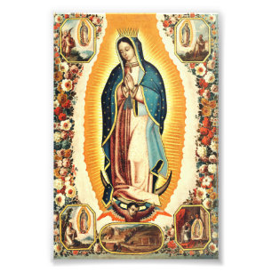 Our Lady Of Guadalupe Radiant Art Photo Print