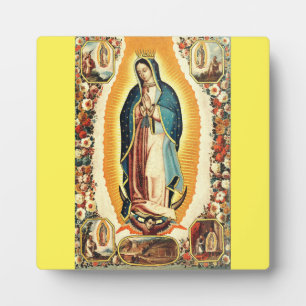 Our Lady Of Guadalupe Radiant Art Plaque