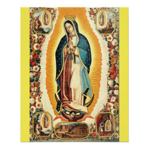 Our Lady Of Guadalupe Radiant Art Poster