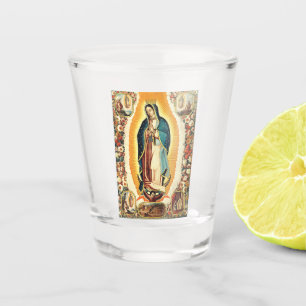 Our Lady Of Guadalupe Radiant Art Shot Glass
