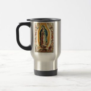 Our Lady Of Guadalupe Radiant Art Travel Mug