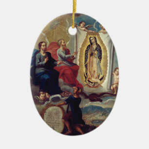 Our Lady of Guadalupe   Religious Keepsake Ceramic Tree Decoration