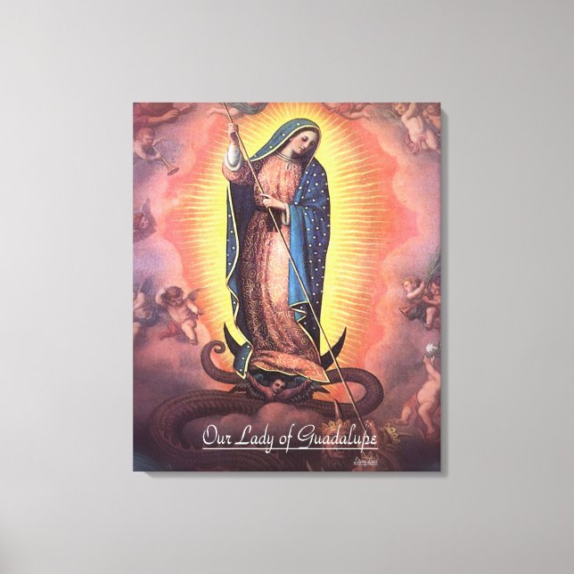 Our Lady of Guadalupe Rev12 Canvas Print (Front)
