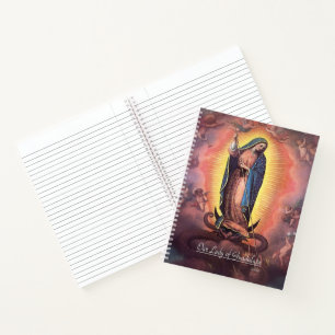 Our Lady of Guadalupe Rev 12 with Memorare Notebook