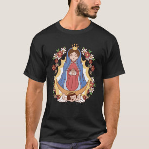 Our Lady Of Guadalupe Saint Virgin Mary Gracias Ma T-Shirt