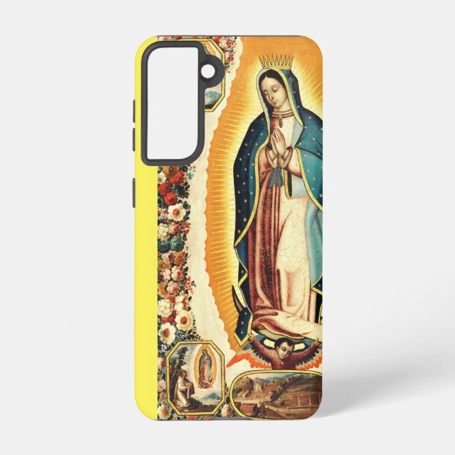 Our Lady of Guadalupe Samsung Galaxy S21 Case (Back)