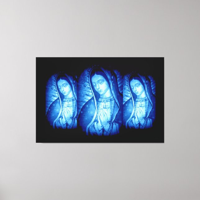 OUR LADY OF GUADALUPE SEPIA CANVAS PRINT (Front)