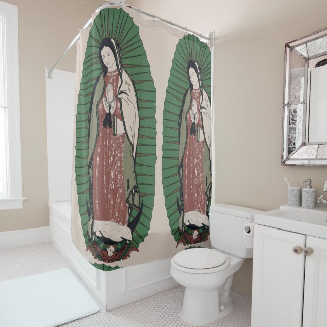 Our Lady of Guadalupe Shower Curtain (In Situ)