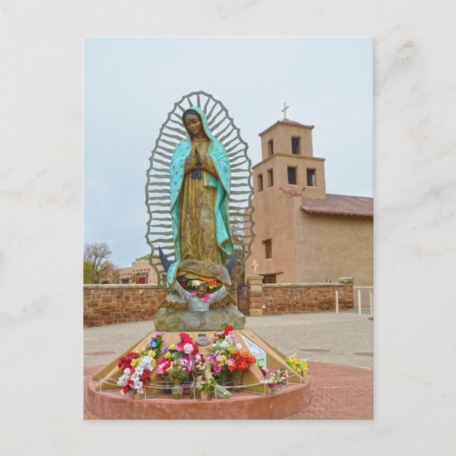 Our Lady of Guadalupe Shrine, Santa Fe, New Mexico Postcard (Front)