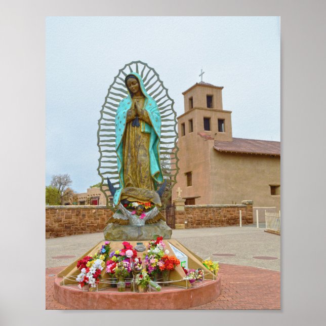 Our Lady of Guadalupe Shrine, Santa Fe, New Mexico Poster (Front)