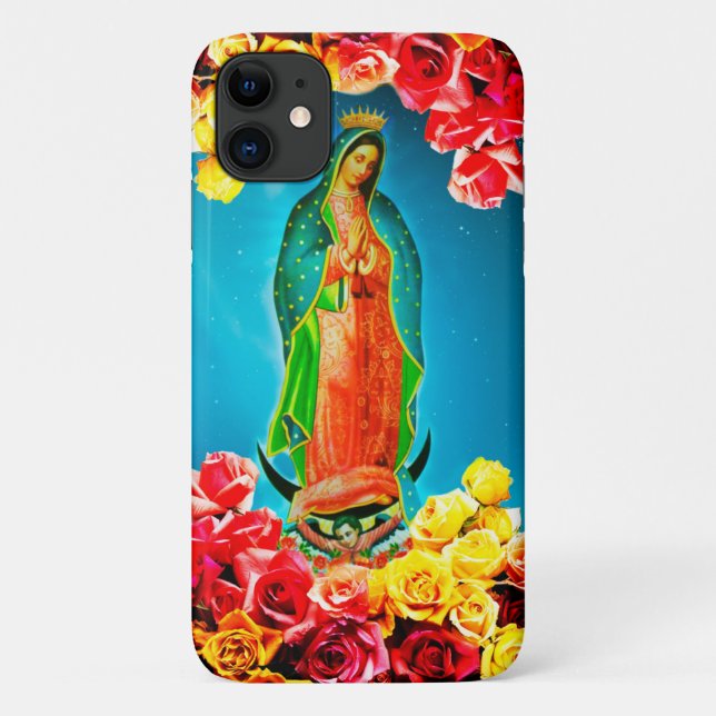 Our Lady of Guadalupe Southwest Style I Phone Case (Back)