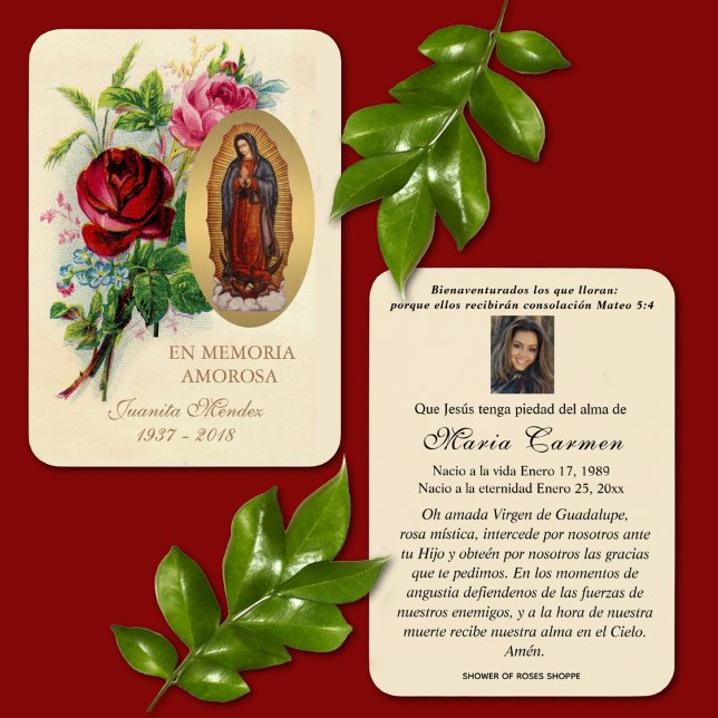 Our Lady of Guadalupe Spanish Funeral Holy Prayer (Creator Uploaded)