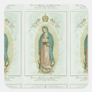 Our Lady Of Guadalupe Square Sticker