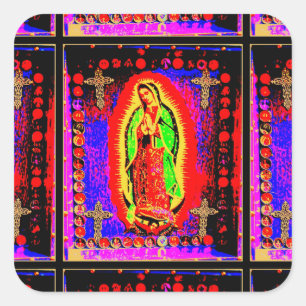 Our Lady Of Guadalupe Square Sticker