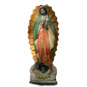 Our Lady of Guadalupe Standing Photo Sculpture