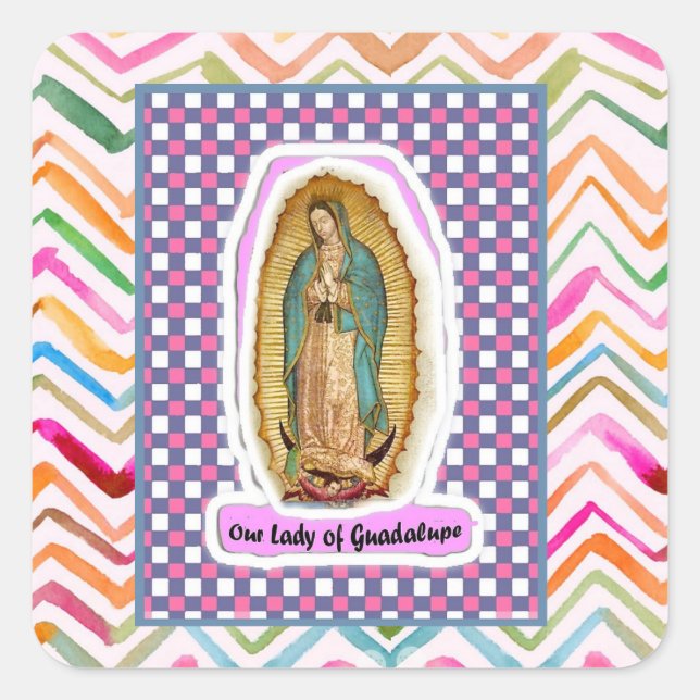 Our Lady of Guadalupe Sticker (Front)