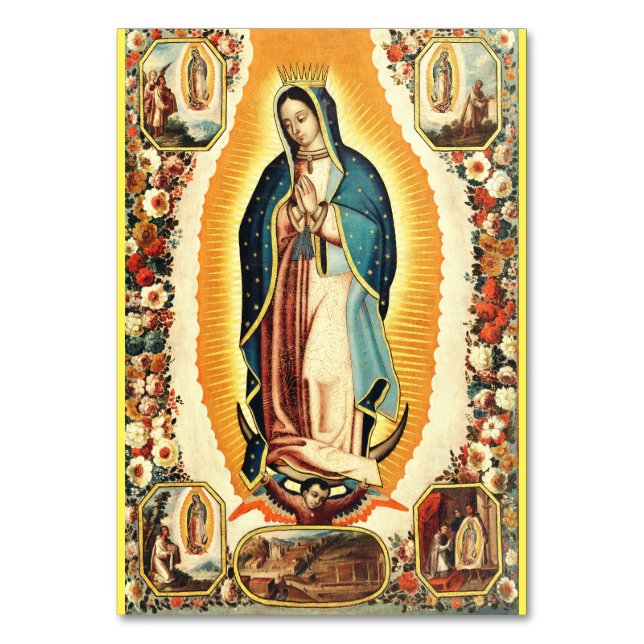 Our Lady of Guadalupe Table Number (Front)