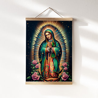 our lady of Guadalupe tapestry
