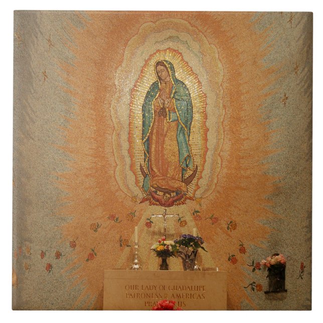 Our Lady of Guadalupe Tile (Front)