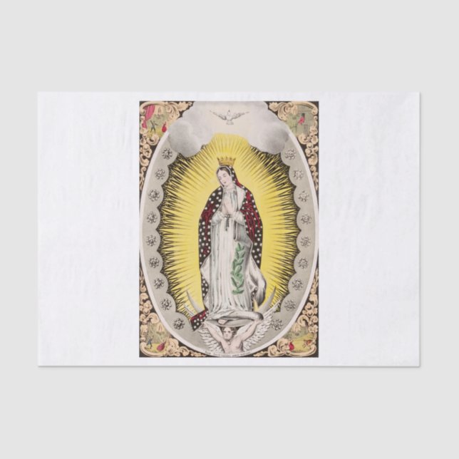 Our Lady of Guadalupe Tissue Paper (Front)