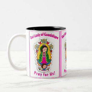 Our Lady of Guadalupe Two-Tone Coffee Mug