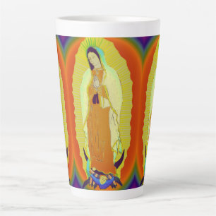 our lady of guadalupe Two-Tone coffee mug