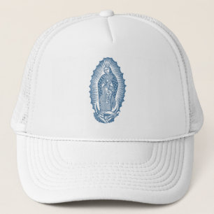 Our Lady of Guadalupe Vintage Illustration Trucker Hat