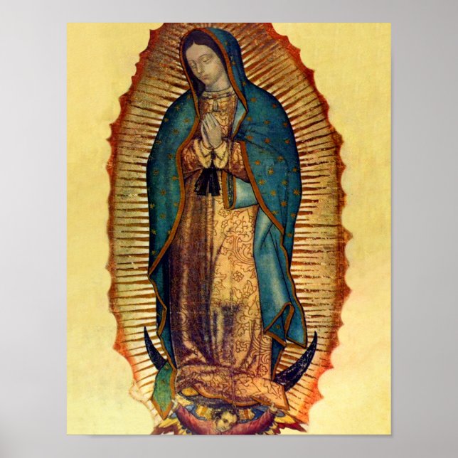 Our Lady of Guadalupe Virgin Mary Poster (Front)